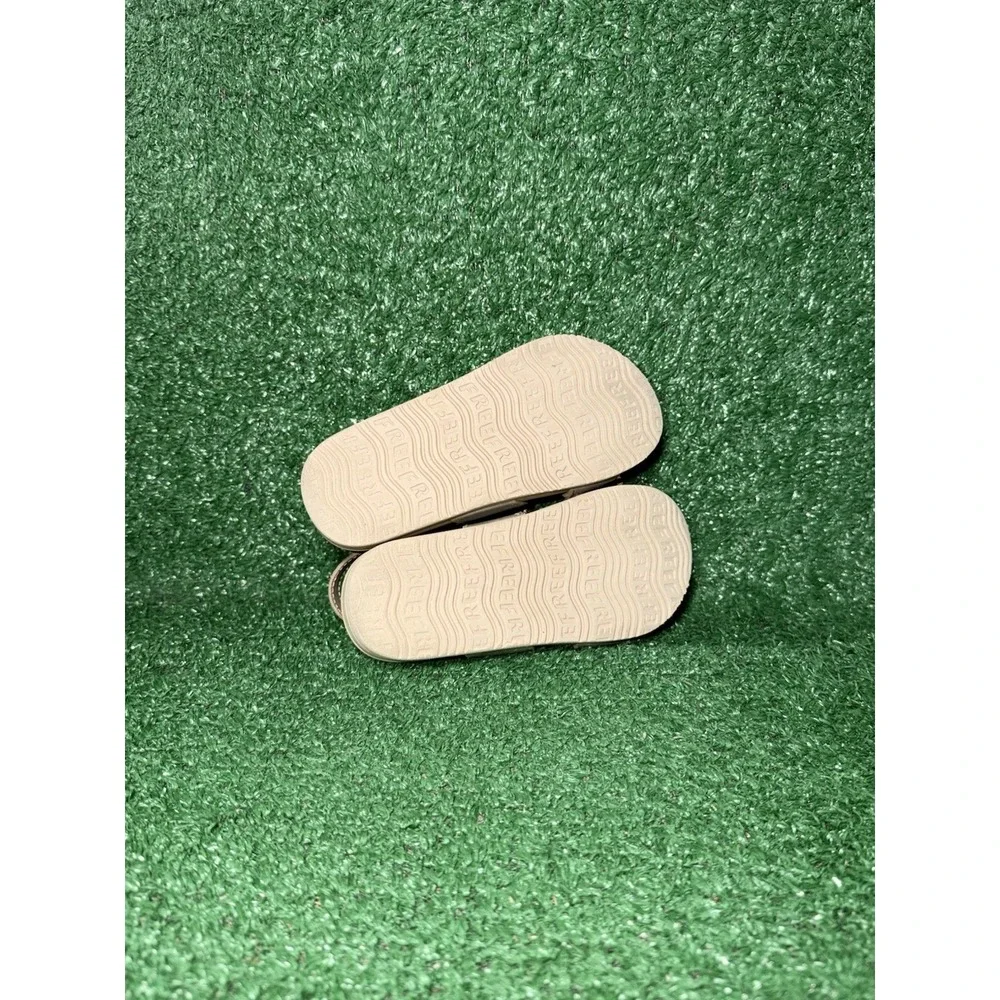 REEF Water Vista Sandals Toddler Kids Size 10 EU 26 Beige Beach Slides EVA